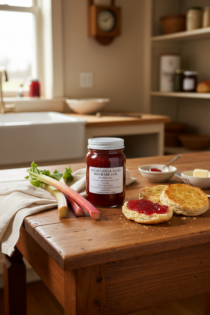 Miller’s Rhubarb Jam | Authentic Local Amish-Made Spread – product listing image 1