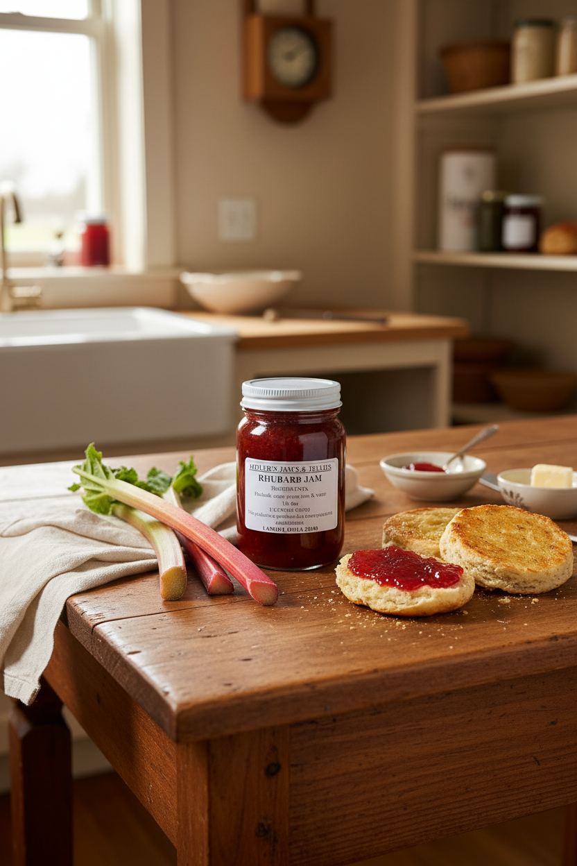 Miller’s Rhubarb Jam | Authentic Local Amish-Made Spread – product listing image 1