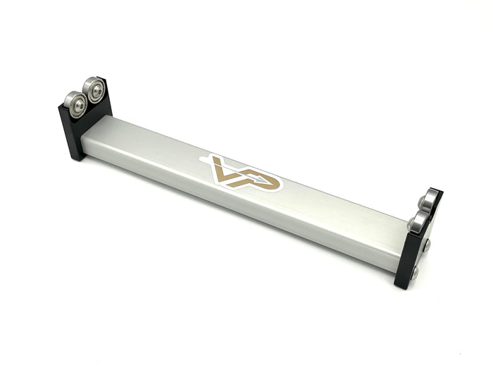 AS-100 arrow spinner with roller supports