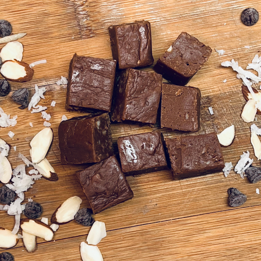 Handmade Chocolate Almond Coconut Fudge product photograph from Meems Fudge Shoppe