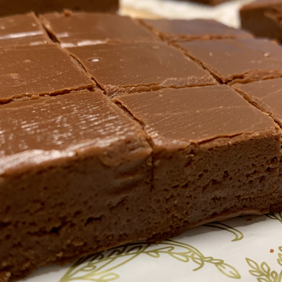 Handmade Chocolate Amaretto Fudge product photograph from Meems Fudge Shoppe