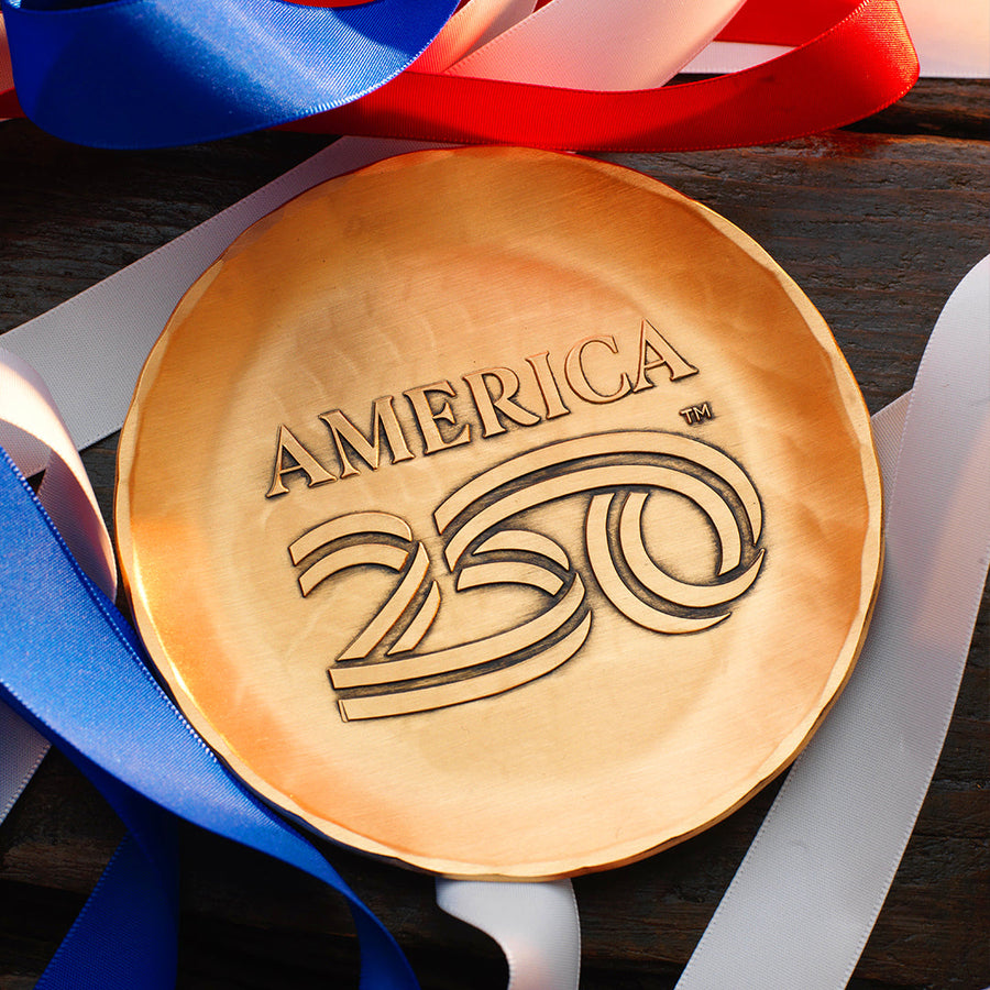 Styled display featuring America250 Coaster