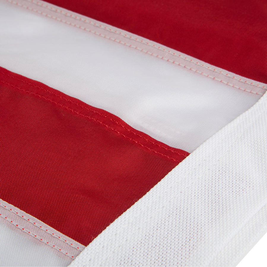Classic Rope Flagpole Kit — sewn nylon American flag close-up (image 14)