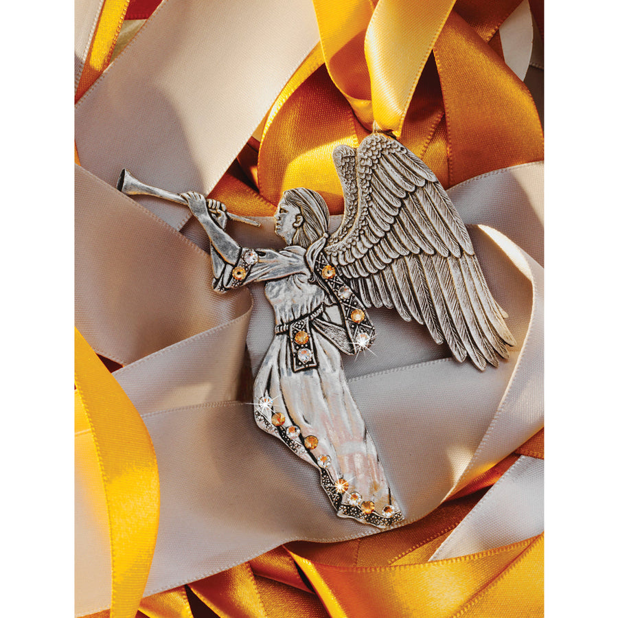 Styled display featuring Angel of Good News