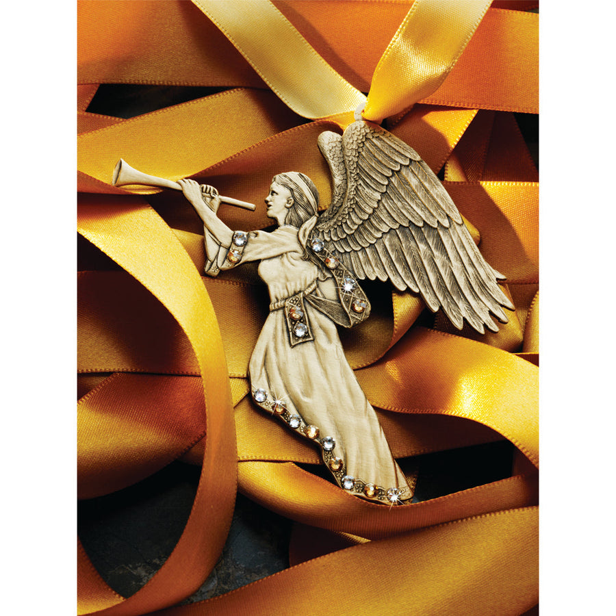 Styled display featuring Angel of Good News