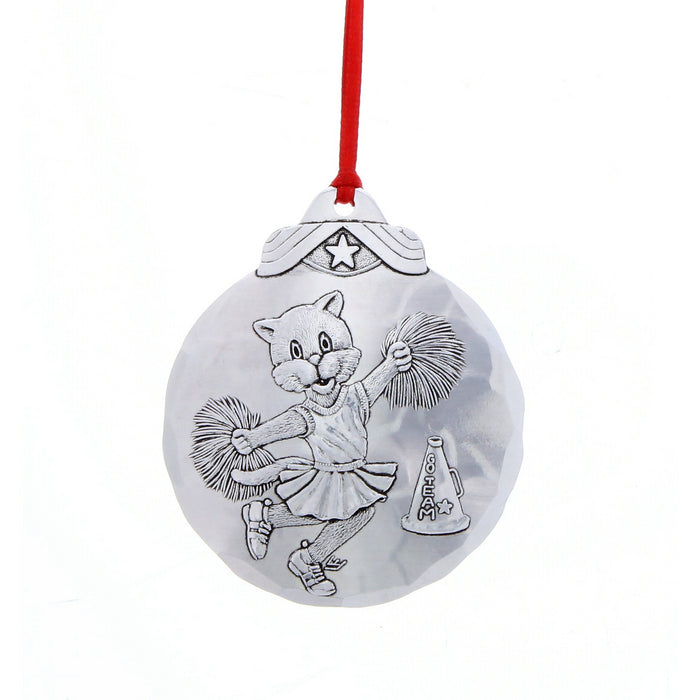 Product view of Cheerleader Cat Ornament