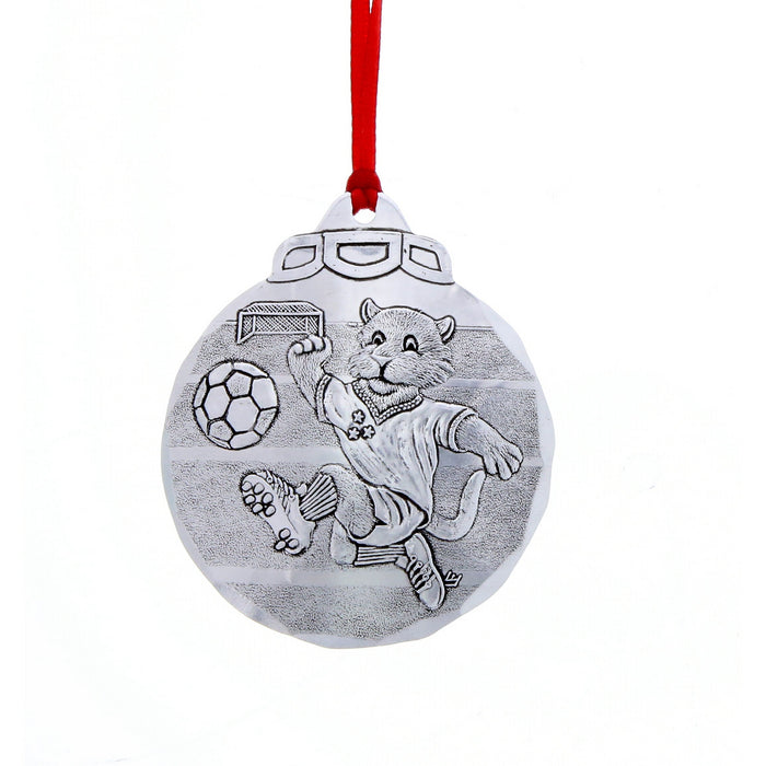 Product view of Soccer Tiger Ornament