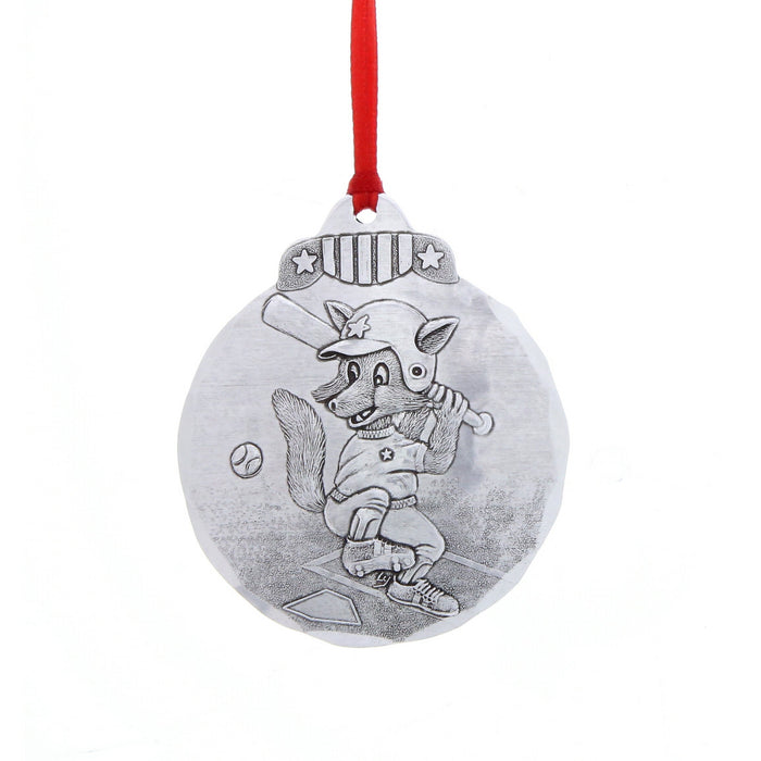 Product view of Baseball Fox Ornament