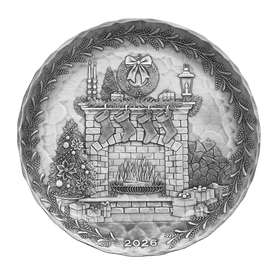 Product view of 2026 Annual Plate - Cozy Christmas Hearth