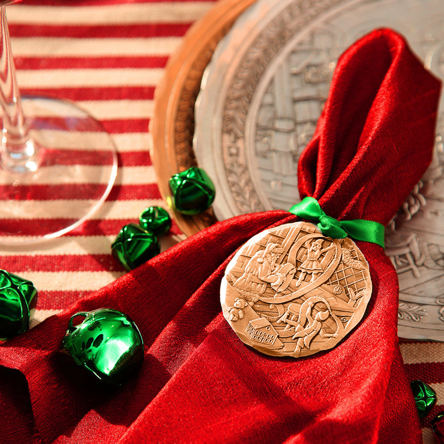Styled display featuring 2025 Annual Ornament - Checking it Twice