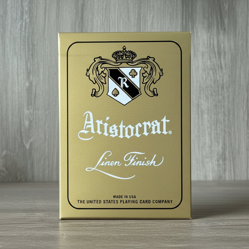 Gold Aristocrat anniversary tuck box front