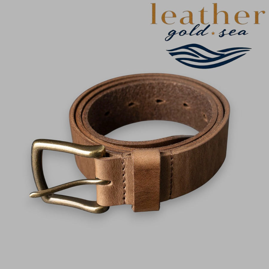 Brown Leather Belts for Men | Classic Handmade