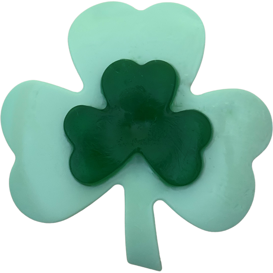 Double Four-Leaf Clover Soap: St. Patrick's Day Soaps