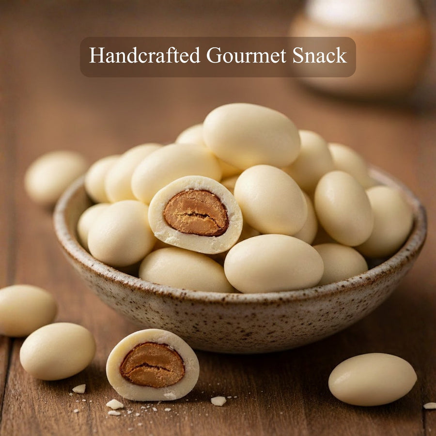 White Chocolate Covered California Cranberries, 1 lb