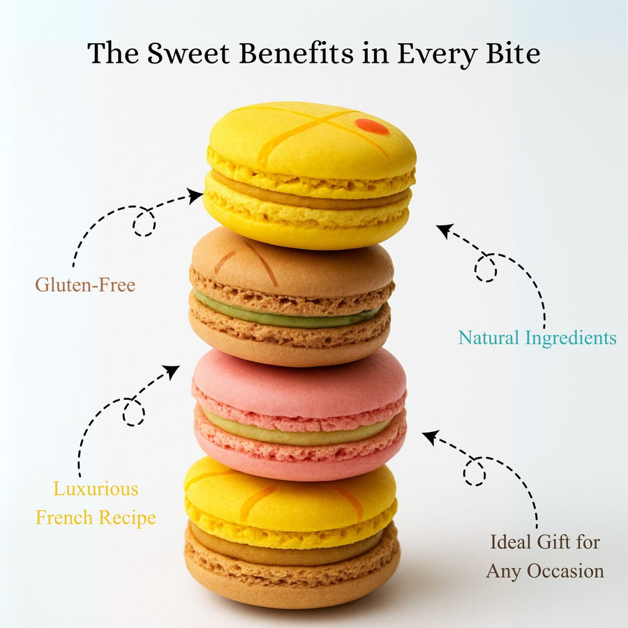 French Macarons, 48-Piece Gift Box