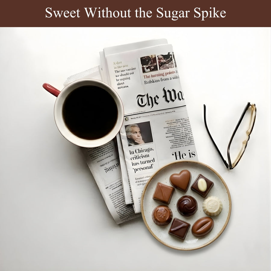 Sugar-Free & Gluten-Free Belgian Chocolate Truffles, 15 pc