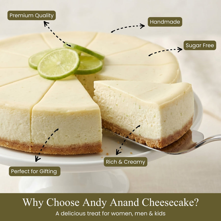 Key Lime Cheesecake, 9-Inch, 2 lb