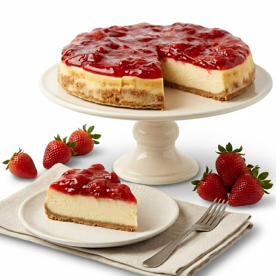 Sugar-Free Strawberry Cheesecake, 9-Inch, 2.6 lb