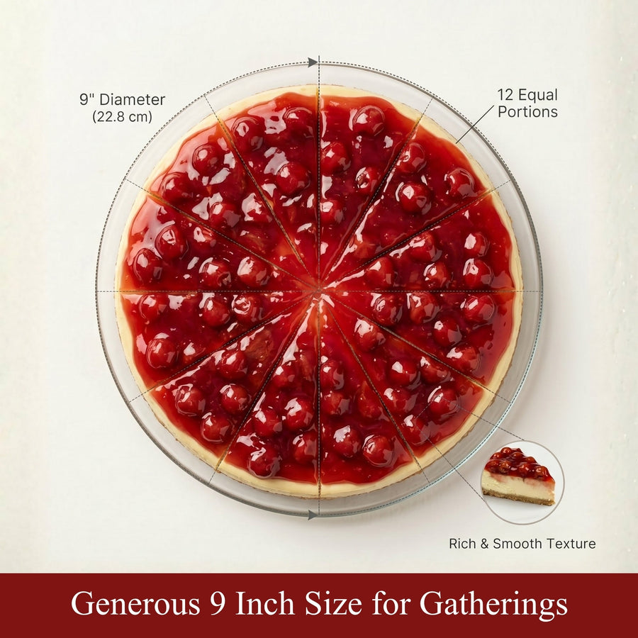 Traditional Cherry Cheesecake, 9-Inch, 3.4 lb
