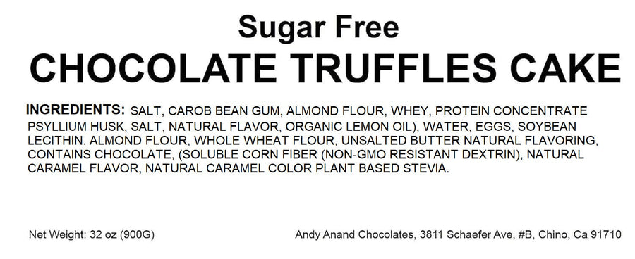 Sugar-Free Chocolate Truffle Cheesecake, 9-Inch, 2 lb