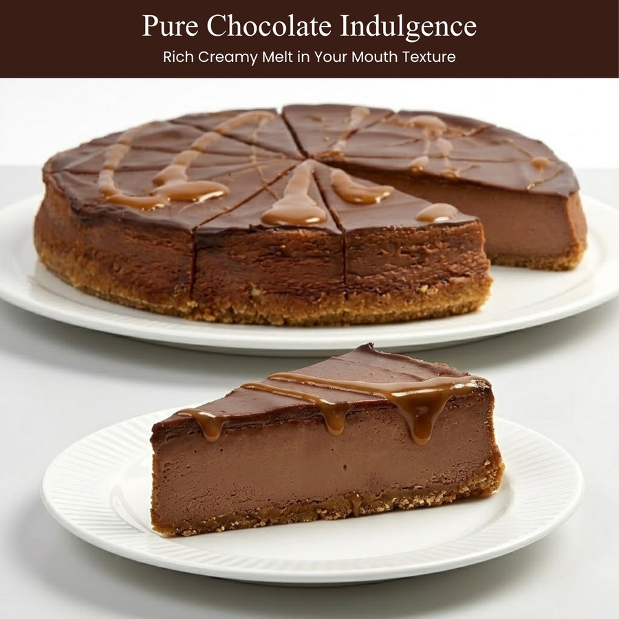 Chocolate Fudge Cheesecake, 9-Inch, 2 lb