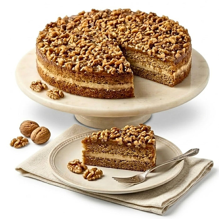 Caramel Walnut Cake, 9-Inch, 2 lb