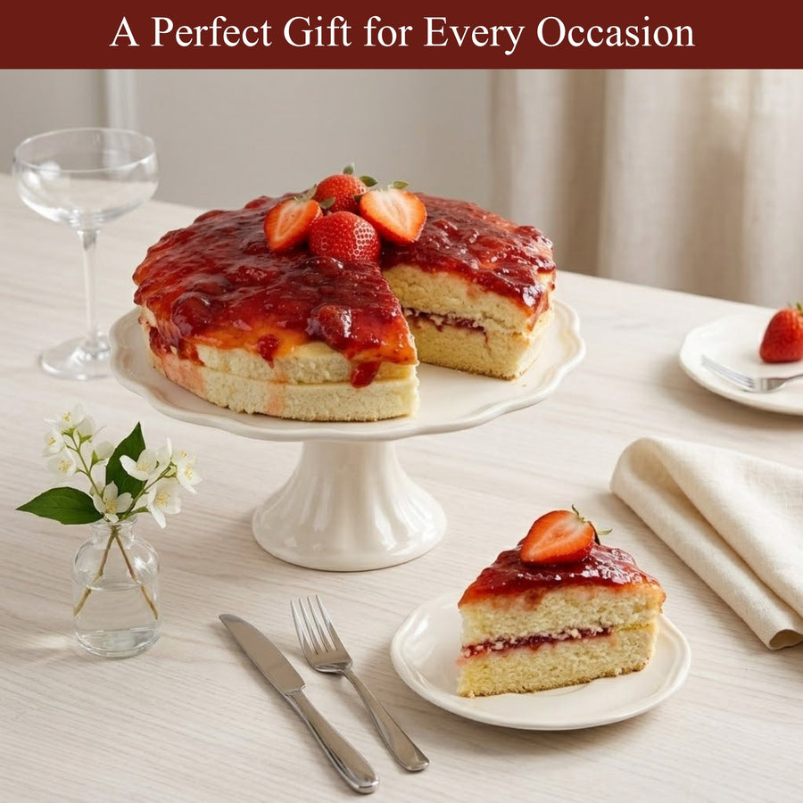 Sugar-Free Strawberry Cake, 9-Inch, 2 lb