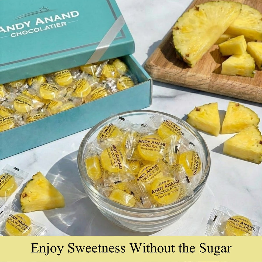 Sugar-Free Pineapple Hard Candy, 7 oz