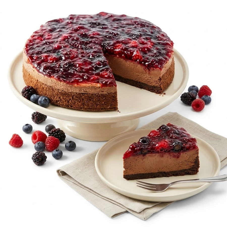 Sugar-Free Chocolate Wildberry Mousse Cake, 3 lb