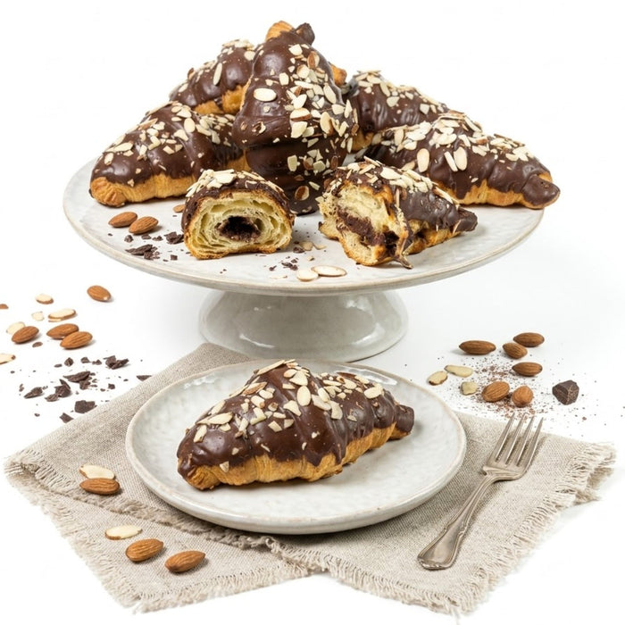 Dark Chocolate Almond Croissant Cake, 10 pc, 2 lb