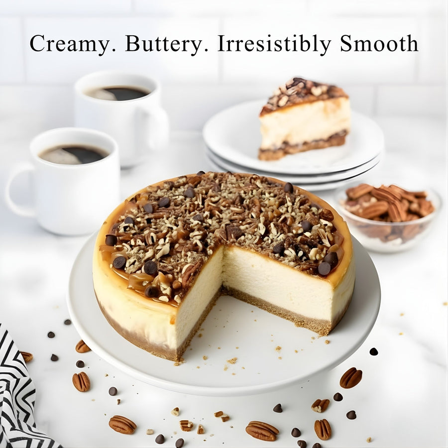 Sugar-Free Turtle Cheesecake, 9-Inch, 2 lb