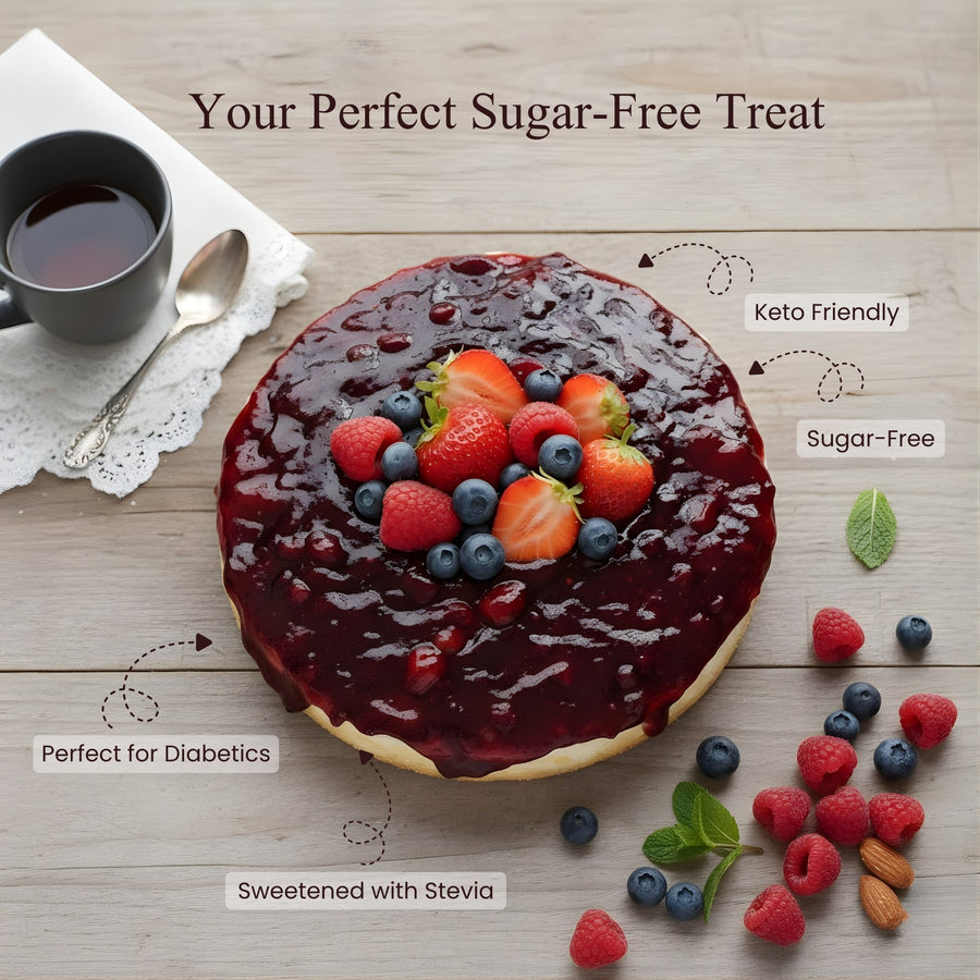 Sugar-Free Wild Berry Cake, 2.5 lb