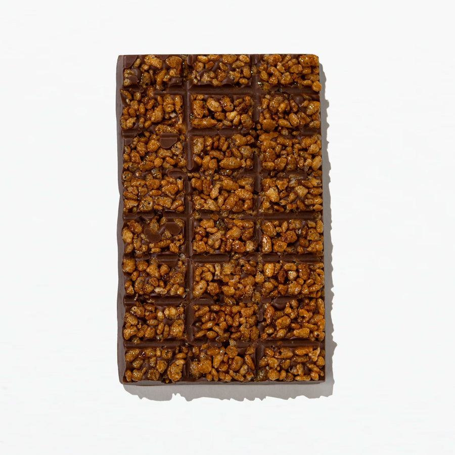 Unwrapped Milk Chocolate Caramelized Crisped Rice Bar