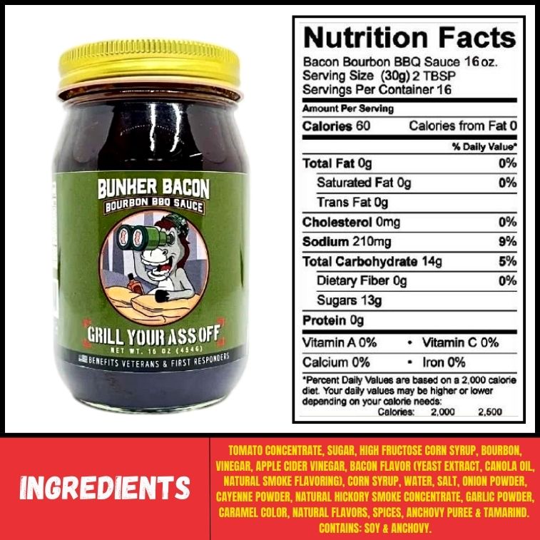 Bunker Bacon Bourbon BBQ Sauce — product photo 7 of 7