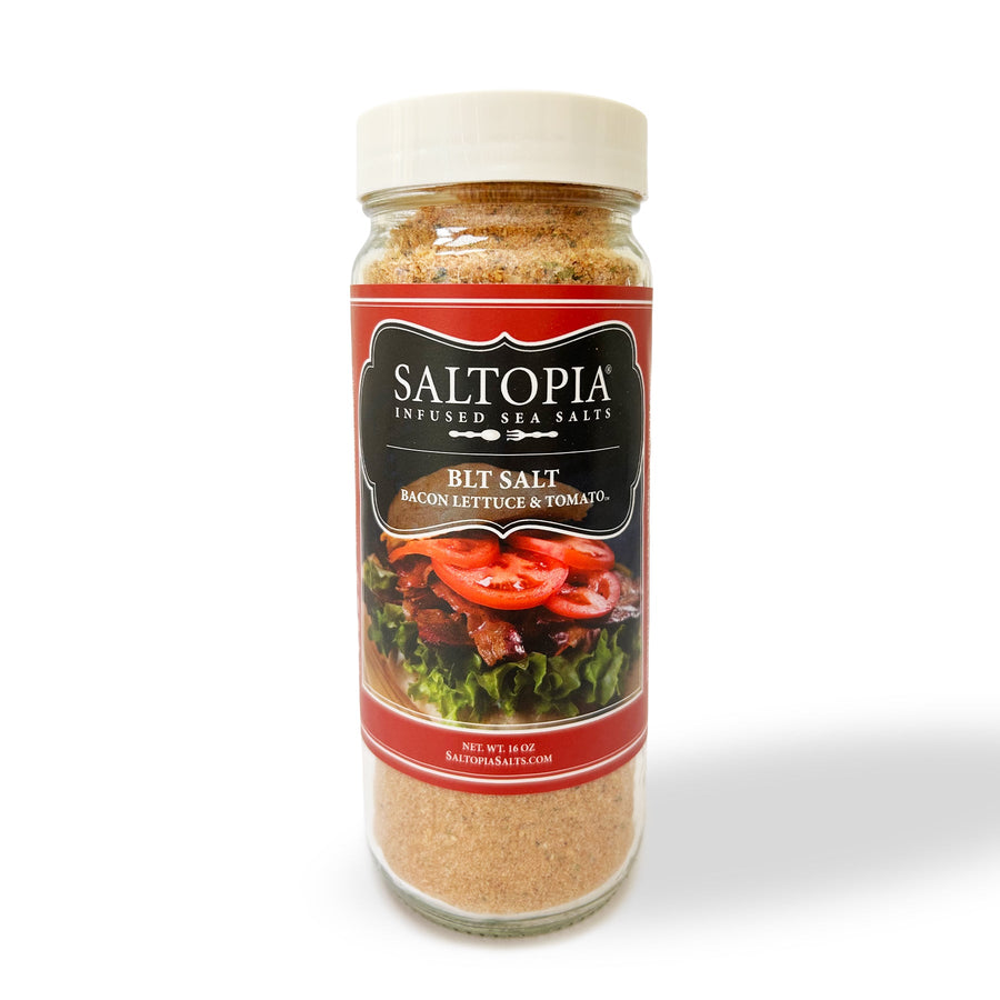 Product photo for BLT infused salt – BACON. LETTUCE. TOMATO.