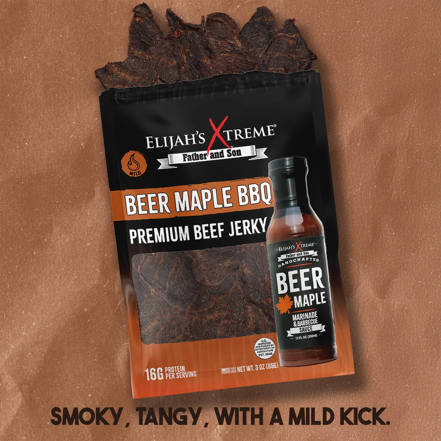Beer Maple BBQ Beef Jerky — product image