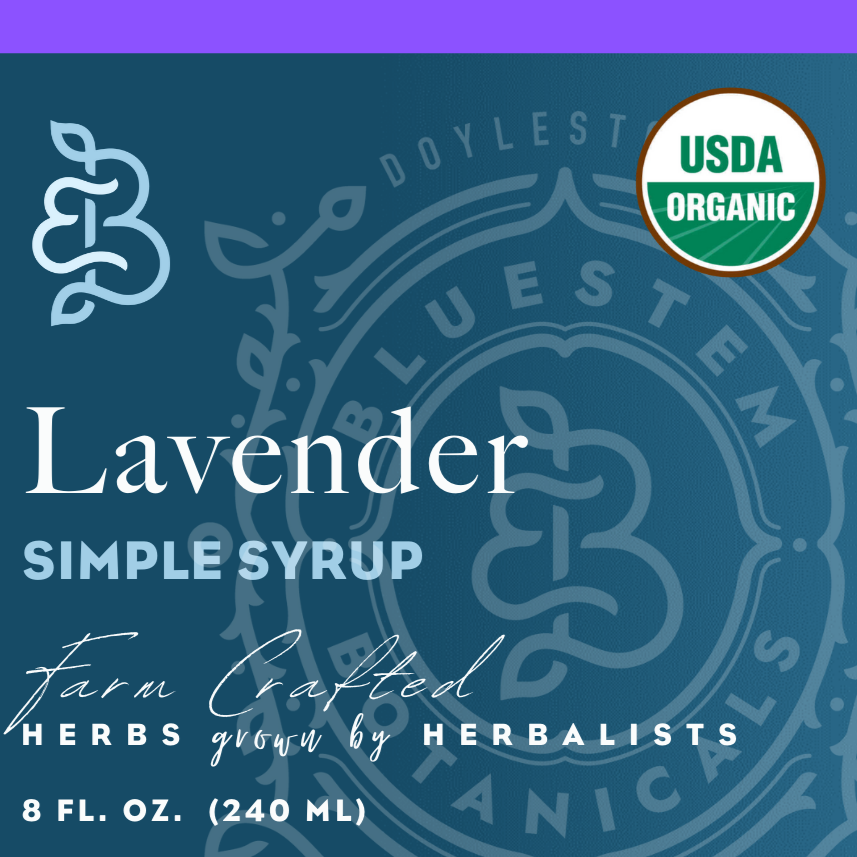 Organic Lavender Simple Syrup – botanical syrup photo 3