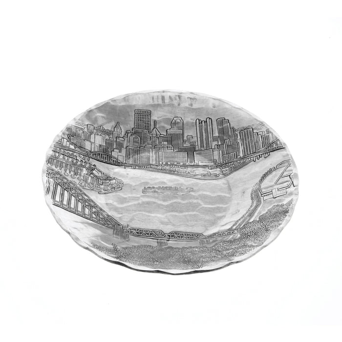 Product view of Pittsburgh Skyline Small Round Belmont Bowl