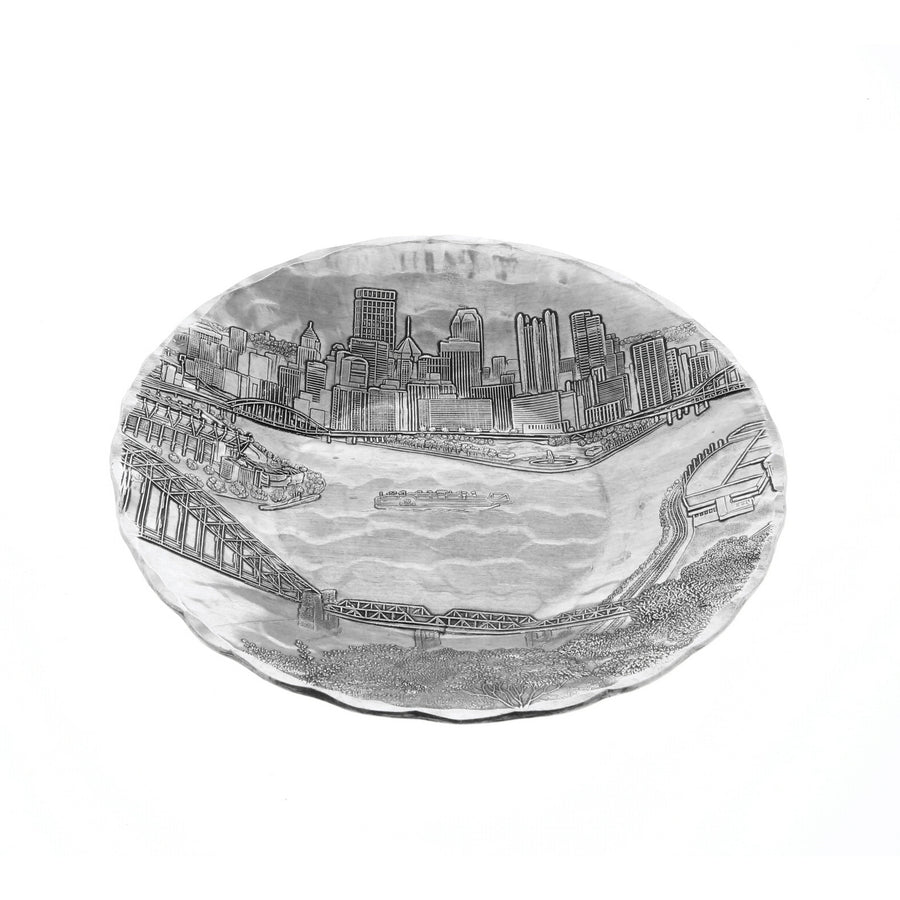 Product view of Pittsburgh Skyline Small Round Belmont Bowl