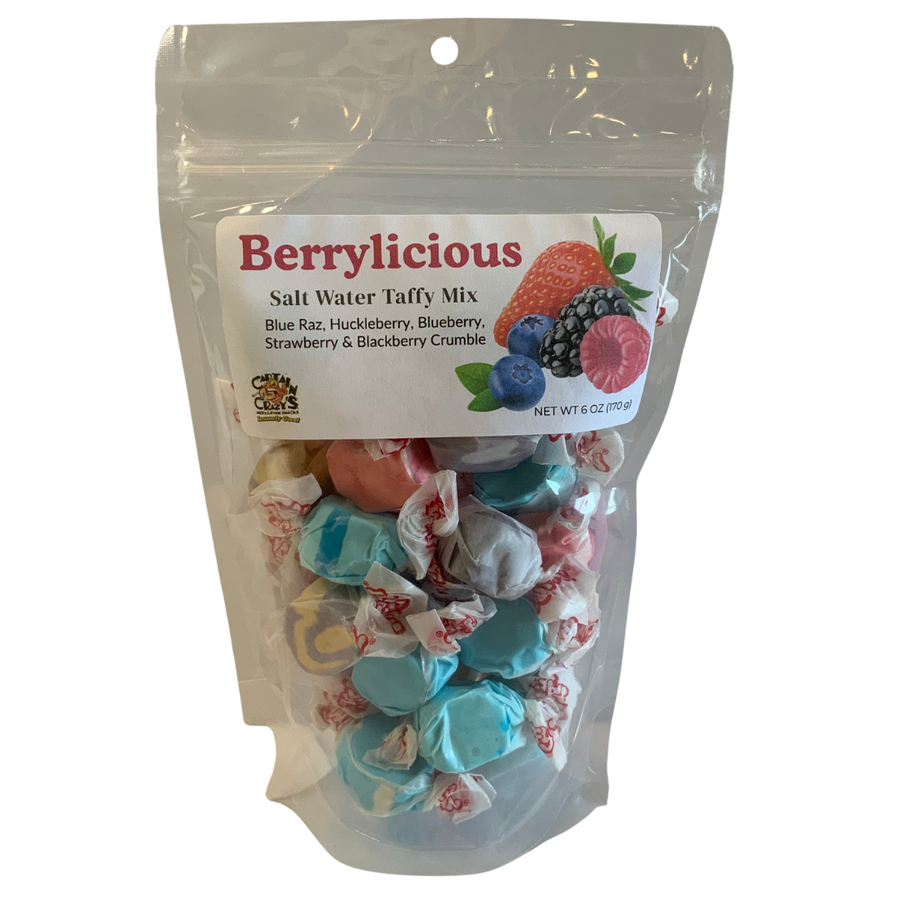 Berrylicious Salt Water Taffy Mix | Berry Candy Collection — snack product photograph 2