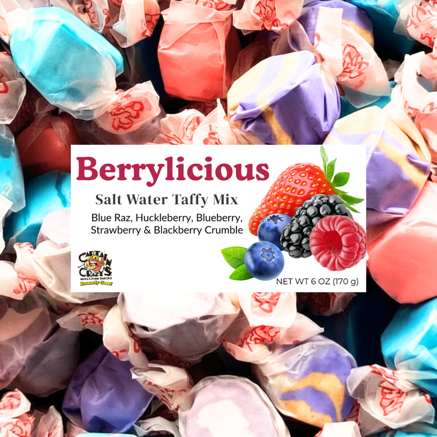 Berrylicious Salt Water Taffy Mix | Berry Candy Collection — snack product photograph 1
