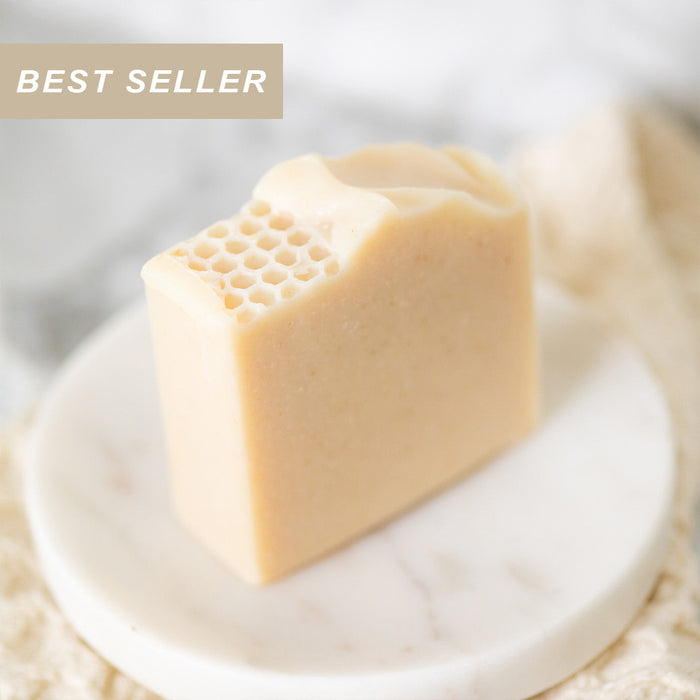 Milk + Honey Fragrance Free Handmade Tallow and Goat Milk Soap Bar