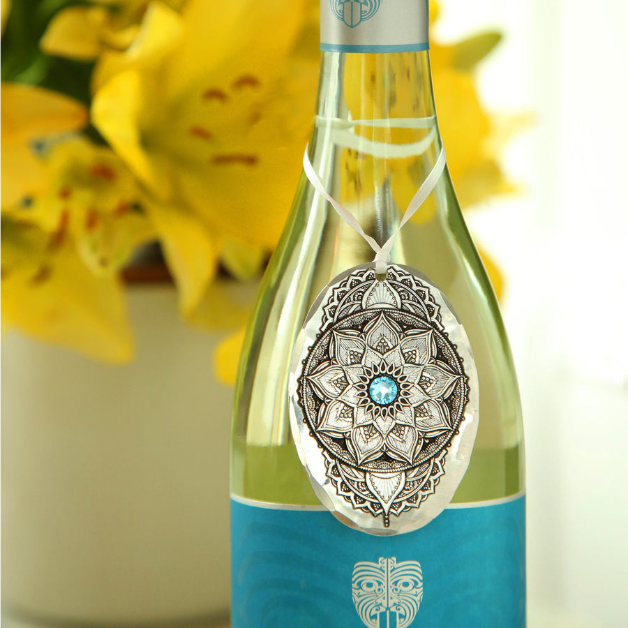 Styled display featuring Birthstone crystal ornament