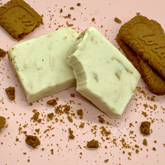 Biscoff Cheesecake Fudge product photograph from Fudge Co.