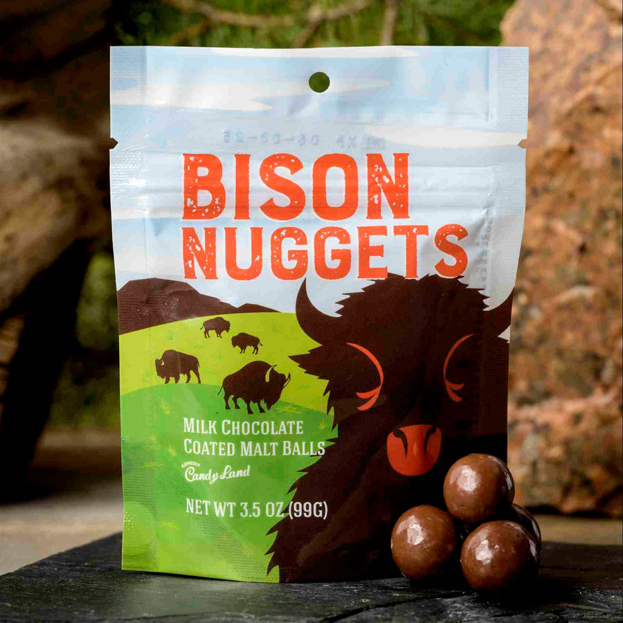Bison Nuggets (Chocolate Covered Malt Balls)