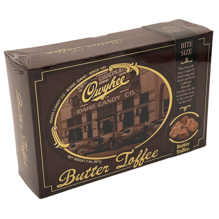Owyhee Butter Toffee Bites – 2 lb – product image 1 showing Owyhee butter toffee