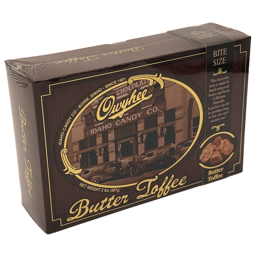 Owyhee Butter Toffee Bites – 2 lb – product image 1 showing Owyhee butter toffee