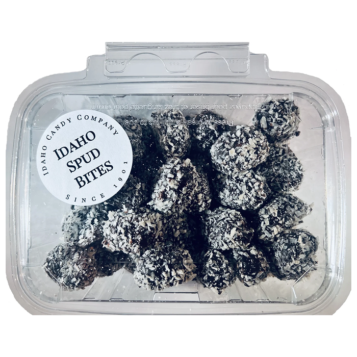 Idaho Spud Bites – Chocolate Marshmallow Candy Tub, 12 oz – candy product image 1