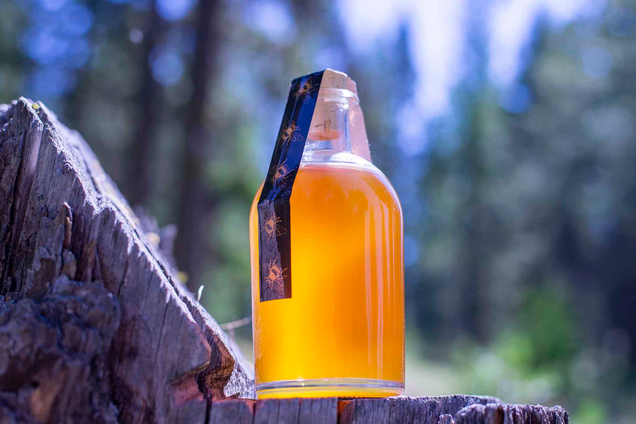 Pacific Northwest Raw Honey – Boston Bottle, 0.78 lb – product packaging image