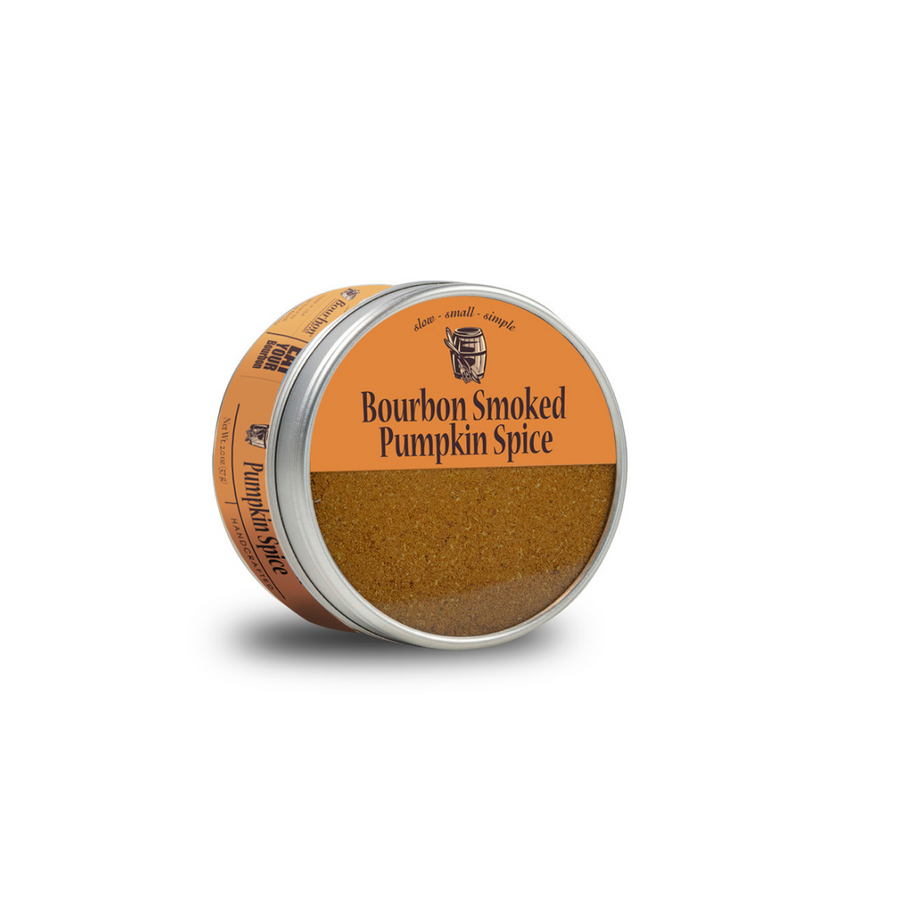 Bourbon Smoked Pumpkin Spice – Cinnamon & Nutmeg Blend – product packaging image